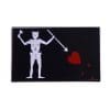 One Piece 'Broken Hearted Blackbeard's Flag' Enamel Pin