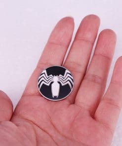 Alternative view of Spider Man 'No Way Home Black Spider' Enamel Pin