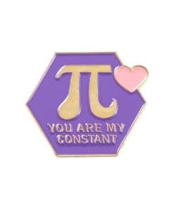 Math 'You Are My Constant | Pi Heart' Enamel Pin