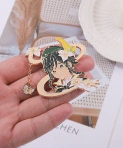 Alternative view of Genshin Impact 'Venti Cute Chain' Enamel Pin