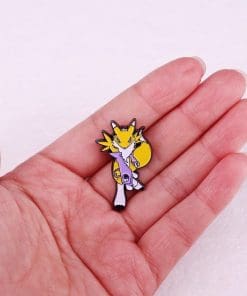 Alternative view of Digimon Adventure 'Renamon' Enamel Pin