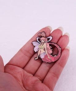 Alternative view of One Piece 'Shirahoshi' Enamel Pin