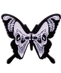 Black Moth 'Gothic Skull' Enamel Pin