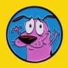 Courage the Cowardly Dog 'Ooga! Booga!' Enamel Pin