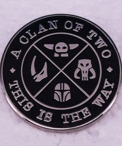 The Mandalorian 'A Clan of Two | This Is the Way' Enamel Pin