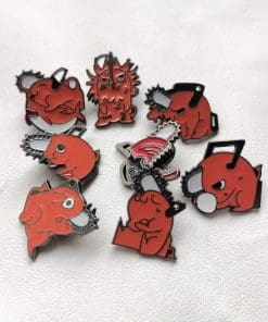 Alternative view of Chainsaw Man 'Snobbish Pochita' Enamel Pin