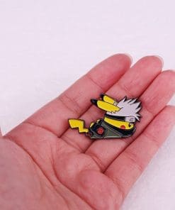 Alternative view of Pokemon 'Pikachu x Hatake Kakashi | Naruto' Enamel Pin