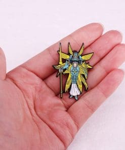 Alternative view of Digimon Adventure 'Ophanimon' Enamel Pin