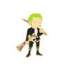 One Piece 'Pirate Zoro' Enamel Pin
