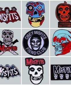 Alternative view of Misfits '3d Skull' Enamel Pin