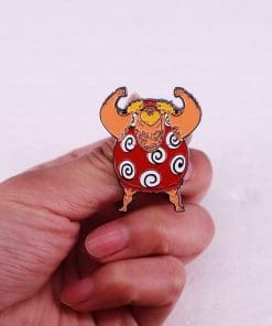 Alternative view of One Piece 'Machvise' Enamel Pin
