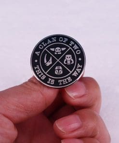 The Mandalorian 'A Clan of Two | This Is the Way' Enamel Pin - Image 3