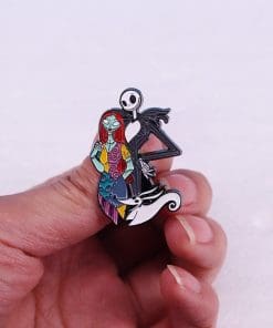 Alternative view of The Nightmare Before Christmas 'Jack Sally Zero' Enamel Pin