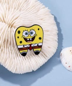 Alternative view of SpongeBob SquarePants 'SpongeBob x Tooth' Enamel Pin