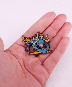 Alternative view of Pokemon 'Rayquaza x One Piece | Kaido' Enamel Pin