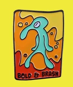 SpongeBob SquarePants 'Squidward | Bold & Brash' Enamel Pin