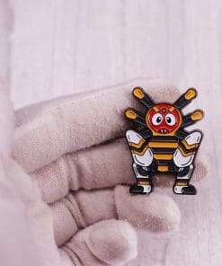 Alternative view of B-Robo Kabutack 'Spidon' Enamel Pin