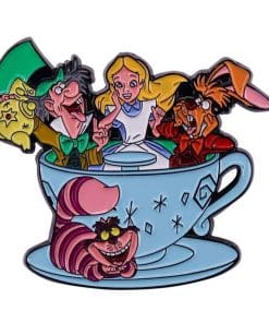 Alice in Wonderland 'Tea Cup Dine' Enamel Pin