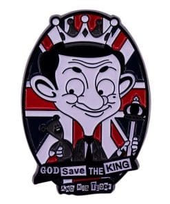 Mr. Bean 'God Save The King' Enamel Pin