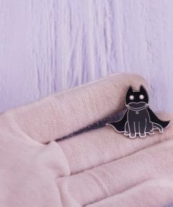 Alternative view of Black Cat 'Cool Batman' Enamel Pin