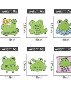 Cute Frog 'Frog-tographer' Enamel Pin - Image 5
