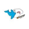 Marine Animal 'Hammerhead Shark | Knife' Enamel Pin