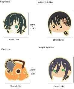 Chainsaw Man 'Reze Chibi Head' Enamel Pin - Image 5