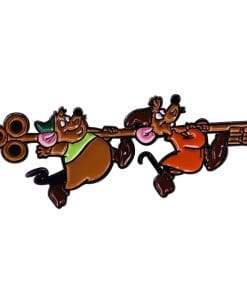 Cinderella 'Run Jaq and Gus' Enamel Pin