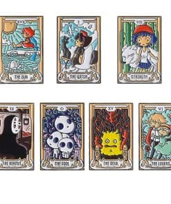 Alternative view of Spirited Away 'The Hermit | Tarot Card' Enamel Pin