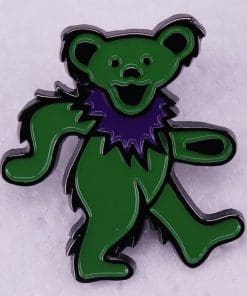 Rock Band 'Grateful Dead | Dancing Green Bear' Enamel Pin