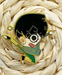 Alternative view of Naruto 'Rock Lee Chibi | High Kick' Enamel Pin