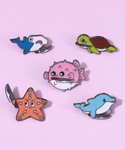 Alternative view of Marine Animal 'Hammerhead Shark | Knife' Enamel Pin