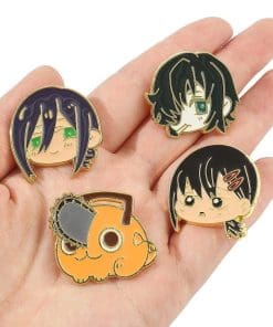 Alternative view of Chainsaw Man 'Pochita | Chubby Devil' Enamel Pin
