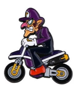 Super Smash Bros 'Waluigi | Bike Ride' Enamel Pin