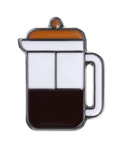 Coffee Lover 'French Press' Enamel Pin