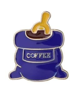 Coffee 'Coffee Bean Bag' Enamel Pin