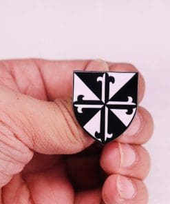 Religious Flag 'Dominica Cross' Enamel Pin