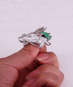 Alternative view of Spirited Away 'Haku White Dragon Head' Enamel Pin