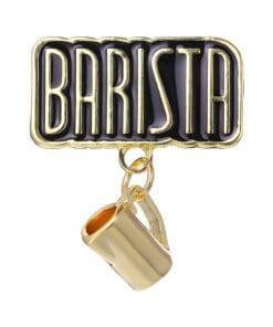 Barista 'Cowboy Coffee' Enamel Pin
