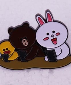 Line Friends 'Sally. Brown. Cony' Enamel Pin