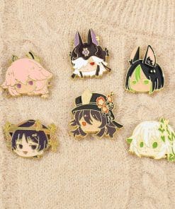 Genshin Impact 'Yae Miko Head Chibi' Enamel Pin - Image 3