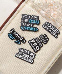 Basic Keys 'I'm A Ctrl+C & Ctrl+V Programmer' Enamel Pin - Image 4