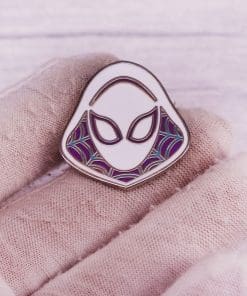 Alternative view of Spider-Gwen 'Gwen Stacey Head' Enamel Pin