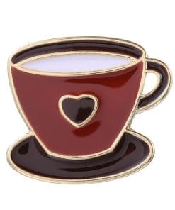 Coffee Lover 'Cup of Brown Coffee' Enamel Pin