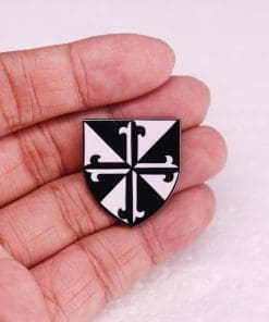 Alternative view of Cabra Dominicans College Crest Enamel Pin