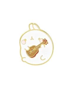 Chubby Bunny 'Guitar Playing' Enamel Pin