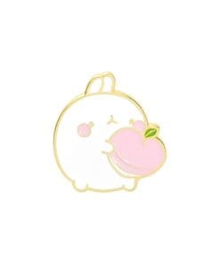 Chubby Bunny 'Peaches' Enamel Pin