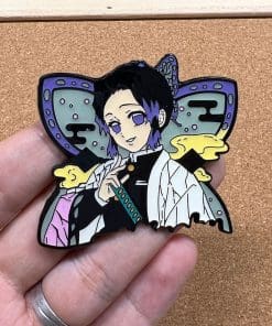 Alternative view of Kimetsu No Yaiba 'Shinobu | Demon Slayer' Enamel Pin