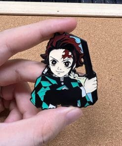Alternative view of Demon Slayer 'Slayer Kamado Tanjiro' Enamel Pin