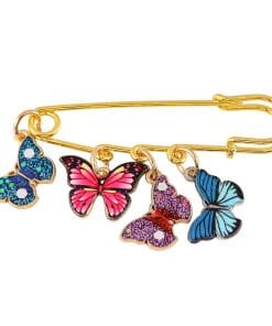 Butterfly 'Colorful Charms' Enamel Pin
